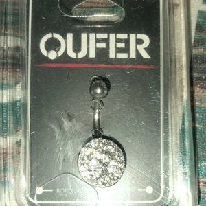 OUFER RHINESTONE BELLY RING